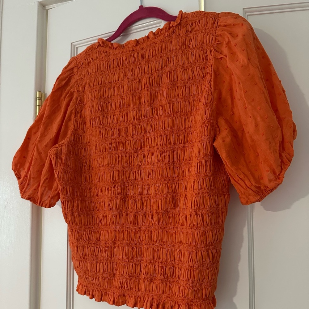 Jcrew Orange Top - Picture 2 of 7